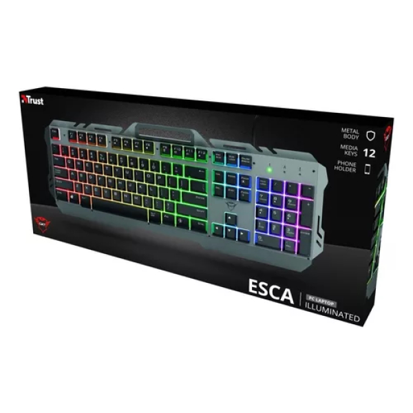 Teclado Gamer Trust ESCA GXT853 Led - Imagen 5