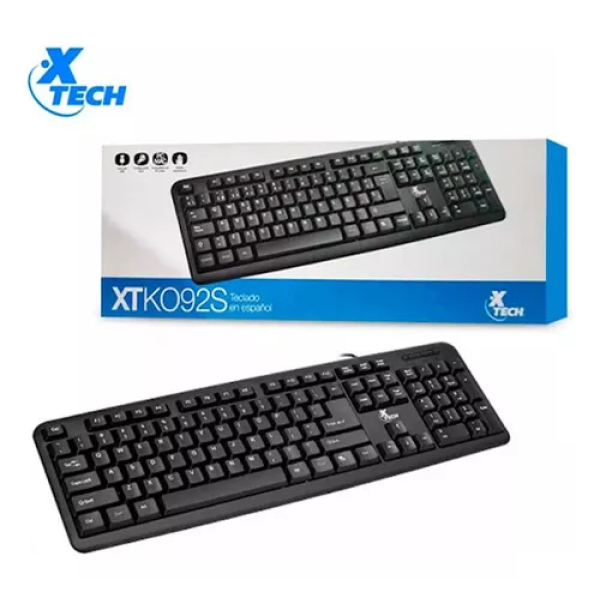 Teclado Xtech XTKO92s Español 105 Teclas
