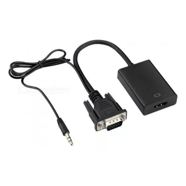 Adaptador VGA (M) a HDMI (H) 720p/1080i/1080p - Imagen 2