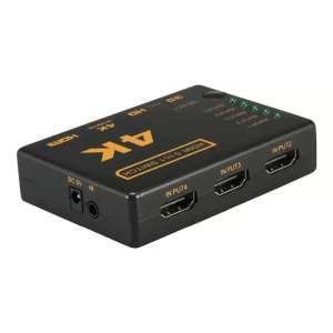 Switch Hdmi 5x1 Splitter Video 4k 2160p 30hz Control Remoto