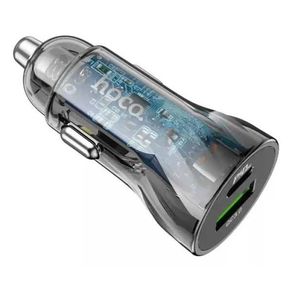 Cargador Vehículo HOCO Z47A 30W QC3.0 + PD - Imagen 2