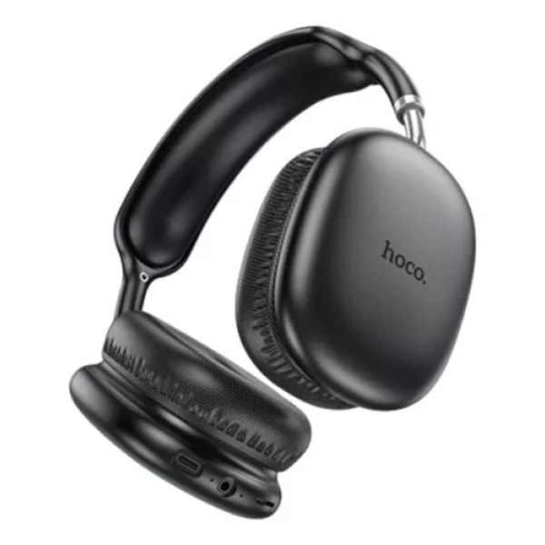 Audífonos Bluetooth HOCO W35 AIR 45 Hrs. (Aux + Micro SD) Negro - Imagen 3