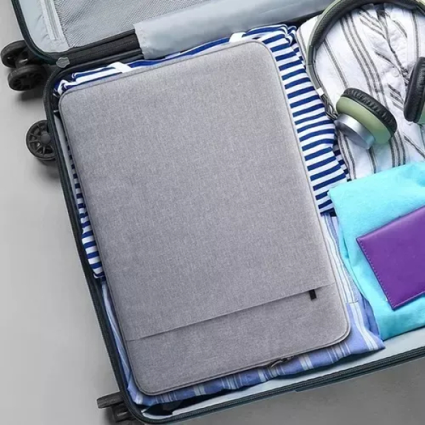 Funda Para Notebook Con Cierre De 14 Pulgadas Gris - Imagen 5