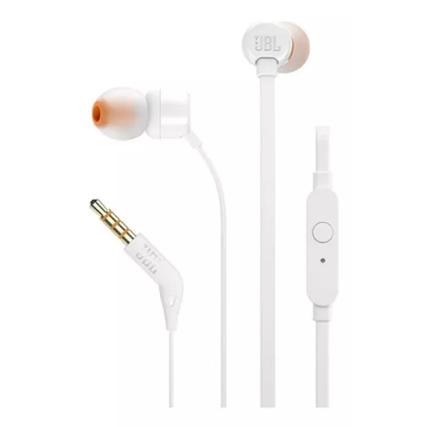 Audífono Manos libre JBL T110 Blanco - Imagen 2