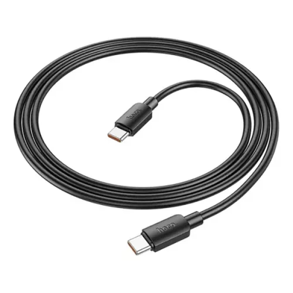 Cable HOCO X96 1 mt. Tipo C-C 100W 5A Negro - Imagen 2