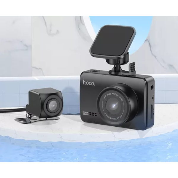 Cámara Para Vehículo Dual (Dashcam) Hoco DV3 - Imagen 5