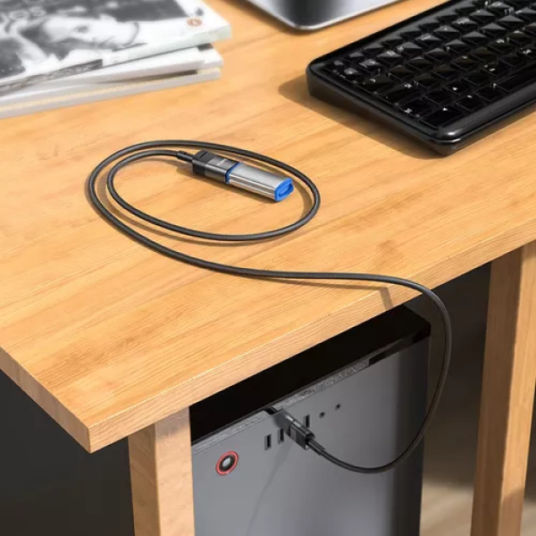 Cable Extension HOCO UA107 1.2mt. USB-A M a USB-A H - Imagen 3