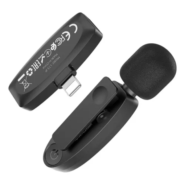 Micrófono Lavalier Inalámbrico HOCO L15 Ligthning - Imagen 3