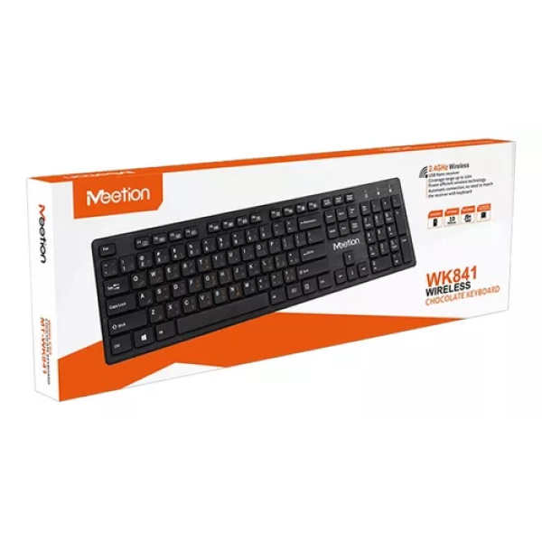Teclado Inalámbrico Meetion Ultradelgado MT-WK841 Negro - Imagen 5