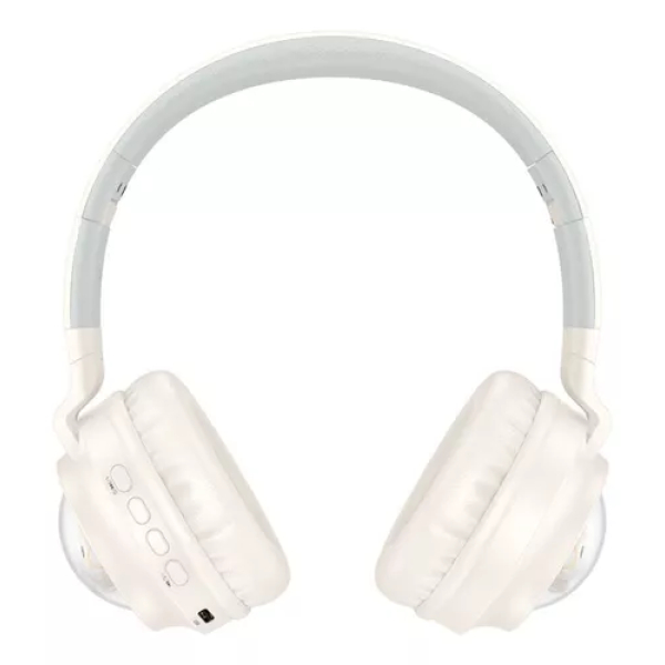 Audífonos Inalámbricos Infantil HOCO W50 Blanco (Luces RGB) - Imagen 3