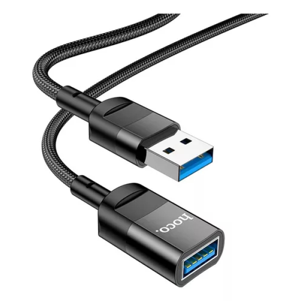 Cable Extension HOCO UA107 1.2mt. USB-A M a USB-A H - Imagen 2