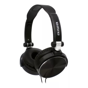 Audífonos Aiwa C/Cable AWX107 Negro