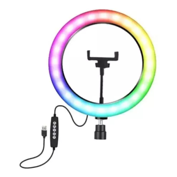 Aro de Luz RGB C/tripode 2.1mt. Max. Altura - Imagen 2