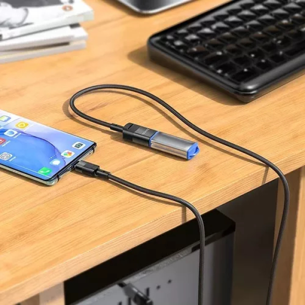 Cable Extension HOCO U107 1.2 mt. USB-C M - USB-A H - Imagen 4