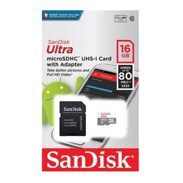 MicroSD Sandisk 16Gb Class 10 Ultra - Imagen 4