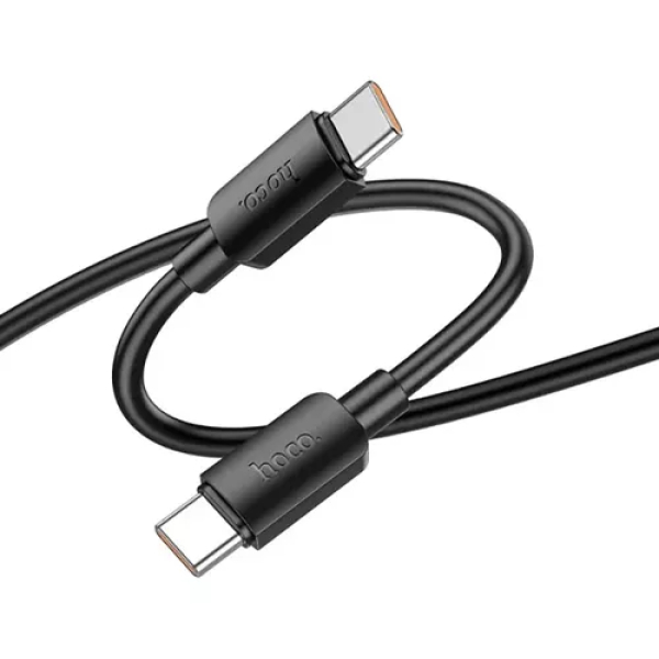 Cable HOCO X96 1 mt. Tipo C-C 100W 5A Negro - Imagen 3