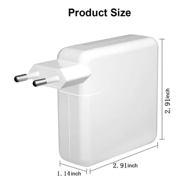 Cargador De 61W Compatible Con Mac Book Pro Air, Usb-C - Imagen 3