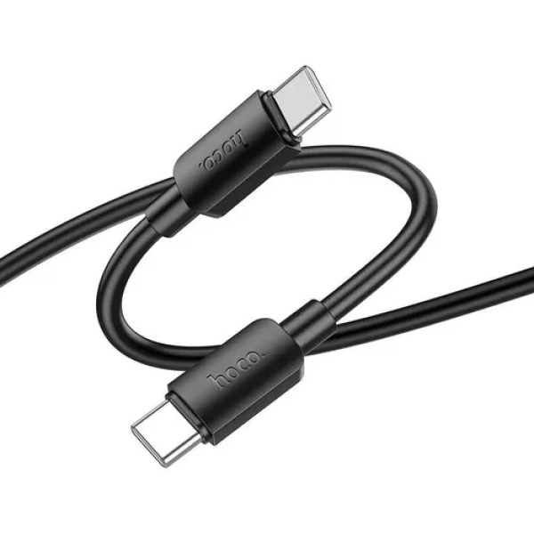 Cable HOCO X96 1 mt. Tipo C-C 60W 3A Negro - Imagen 2