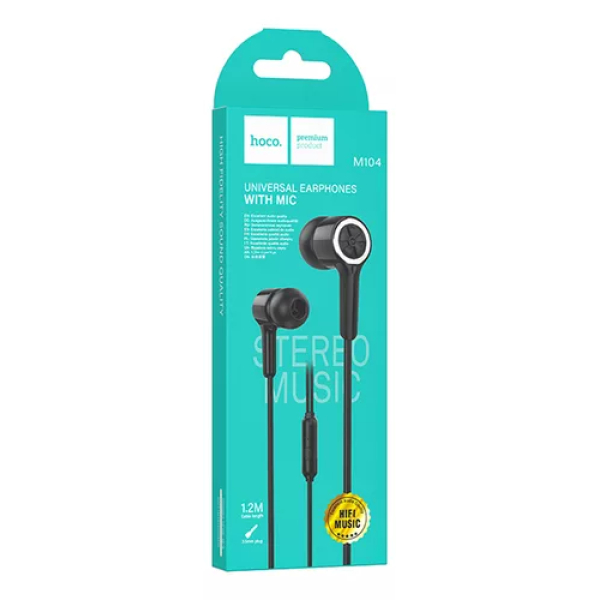 Audífonos In Ear HOCO M104 Negro