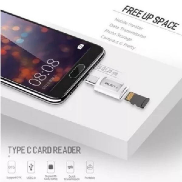 Lector MicroSD tipo C Rock - Imagen 2