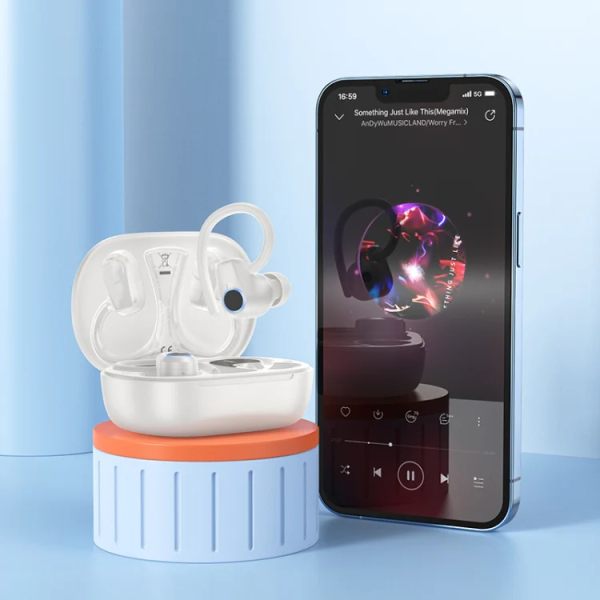 Audífonos TWS Ergonómico HOCO EQ8 Blanco - Imagen 5