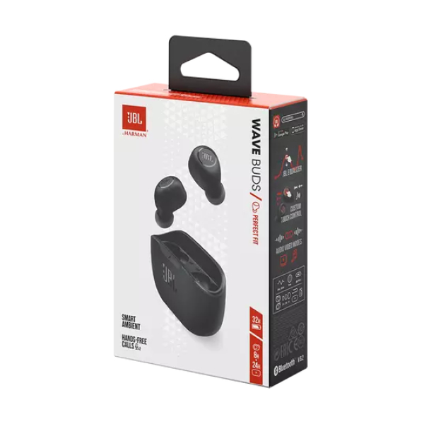 Audífono Inalámbrico JBL Wave Buds Truly Negro - Imagen 8