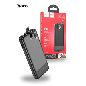 Power Bank HOCO J114 10000mAh C/Cables Negro