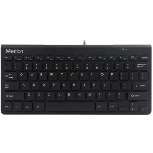 Teclado Mini Alámbrico Meetion MT-K400 Negro