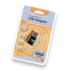 Adaptador USB Wi-Fi NANO Dual Band 600 Mbps