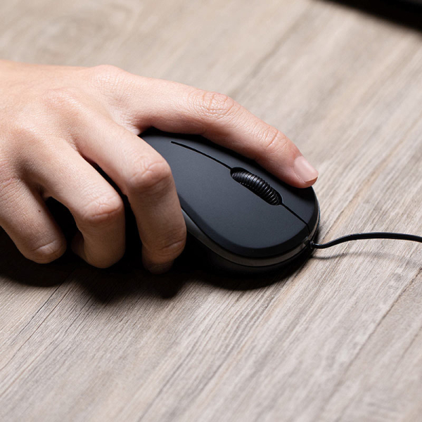 Mouse Klip Xtreme USB Retráctil KARBON KMO-113 - Imagen 4
