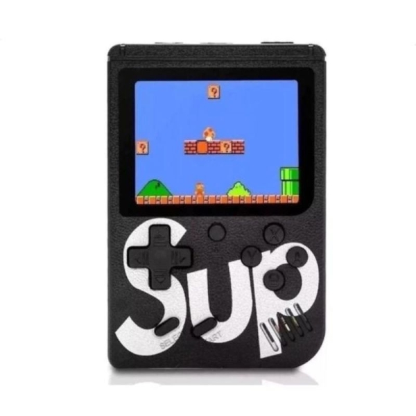 Mini consola sup Negra portátil retro 400 juegos con Joystick - Imagen 3