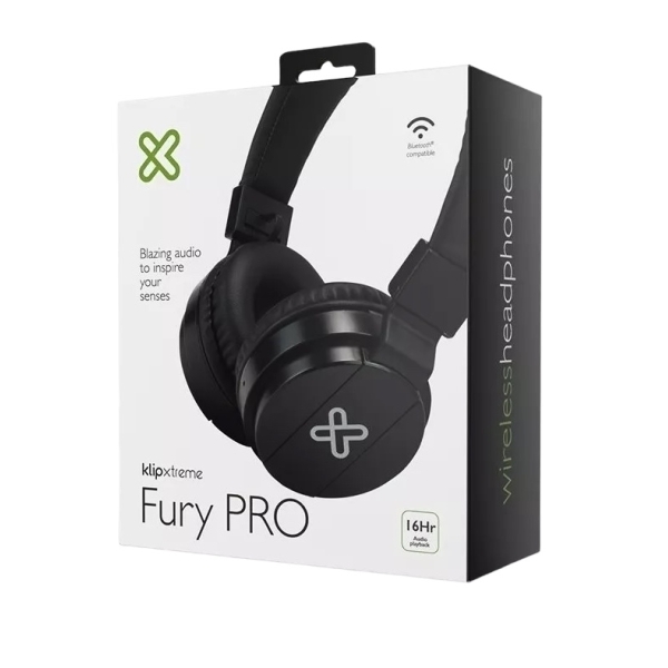 Audífono Bluetooth Kilp Xtreme Fury PRO Negro KWH-001