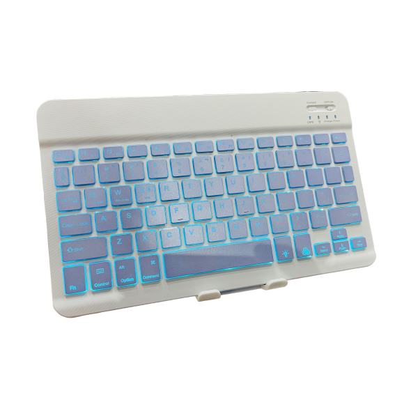 Teclado BT Retroiluminado Teclas Verde Menta (Tablet/Smartphones) - Imagen 4