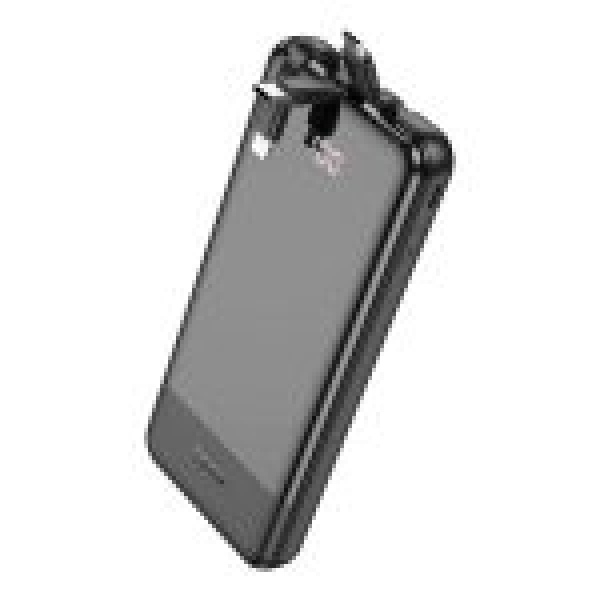 Power Bank HOCO J114 10000mAh C/Cables Negro - Imagen 5