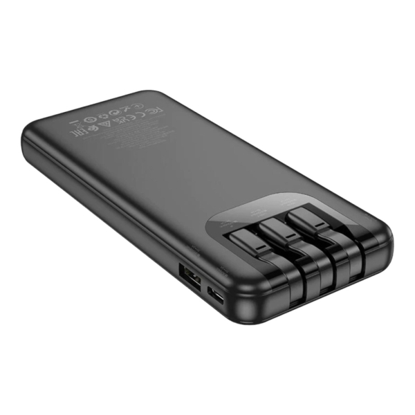 Power Bank HOCO J114 10000mAh C/Cables Negro - Imagen 6