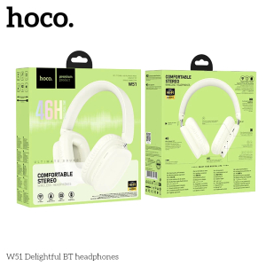 Audífonos Inalámbricos HOCO W51 Blanco Invierno 46Hrs