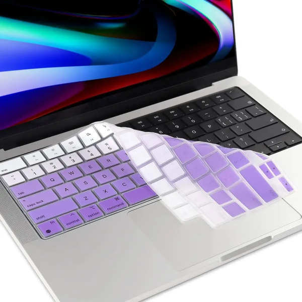 Protector de Teclado Macbook New Air A2179/A2337 Morado - Imagen 4