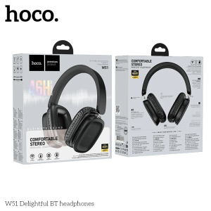 Audífonos Inalámbricos HOCO W51 Negro 46Hrs.