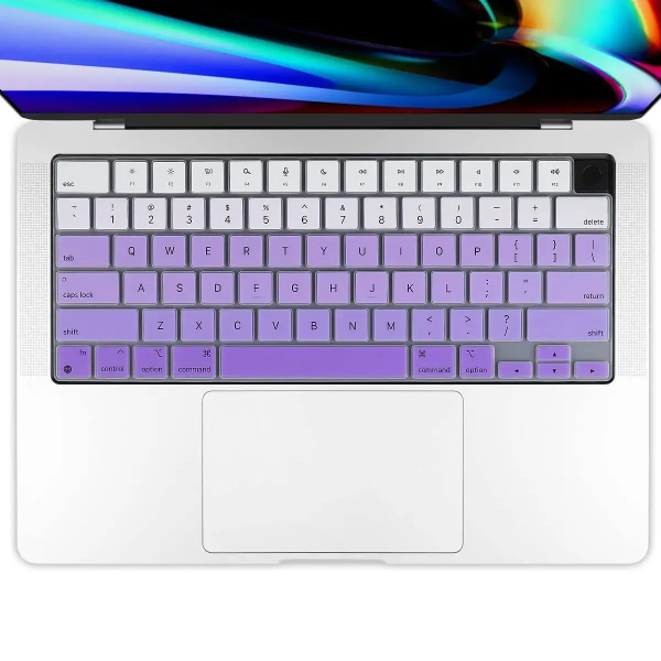 Protector de Teclado Macbook New Air A2179/A2337 Morado - Imagen 5