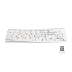 Teclado Inalámbrico Meetion Ultradelgado MT-WK841 Blanco