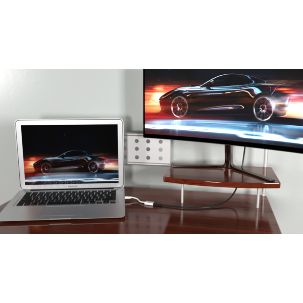 Adaptador Xtech XTC358 Displayport a HDMI 4K - Imagen 2