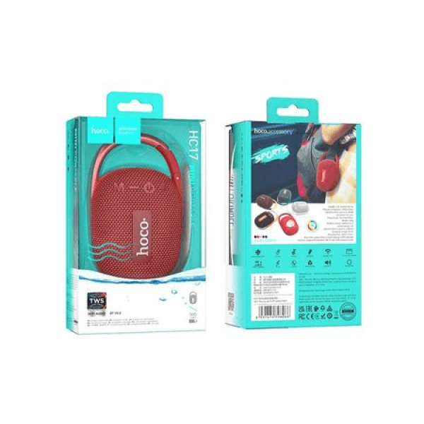 Parlante Portatil Sport HOCO HC17 Rojo - Imagen 4