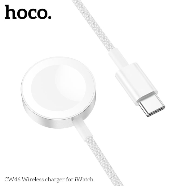 Cargador Apple Watch HOCO CW46 Blanco - Imagen 3