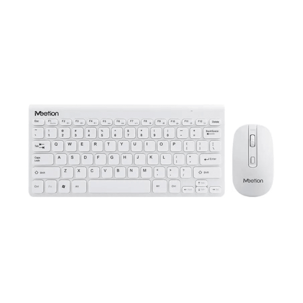 Kit Teclado y Mouse Inalámbrico MEETION MT-Mini4000 Blanco - Imagen 3