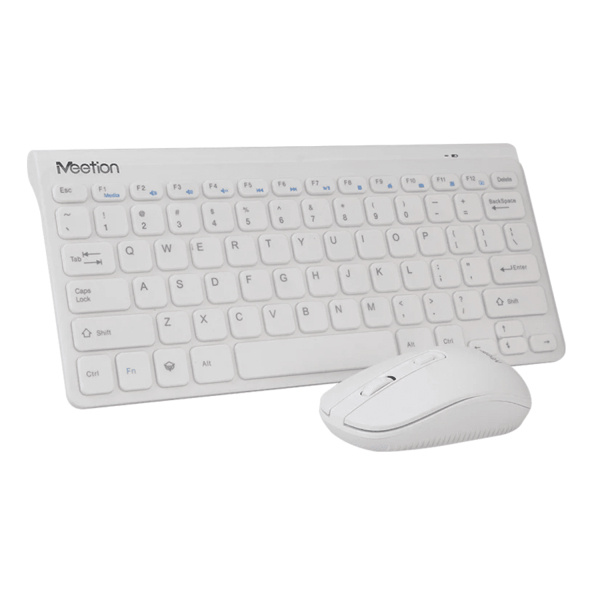 Kit Teclado y Mouse Inalámbrico MEETION MT-Mini4000 Blanco - Imagen 4