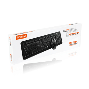 Kit Teclado + Mouse Inalámbricos Meetion MT-C4120 Negro