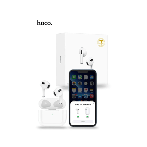 Audífonos Inalámbricos TWS HOCO EW43 Blanco - Imagen 6