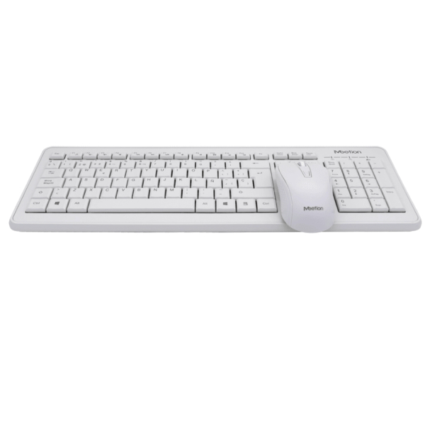 Kit Teclado + Mouse Inalámbricos Meetion MT-C4120 Blanco - Imagen 3