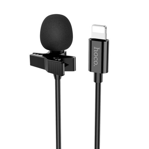 Microfono Solapa Lavalier Lightning Hoco L14 - Imagen 5