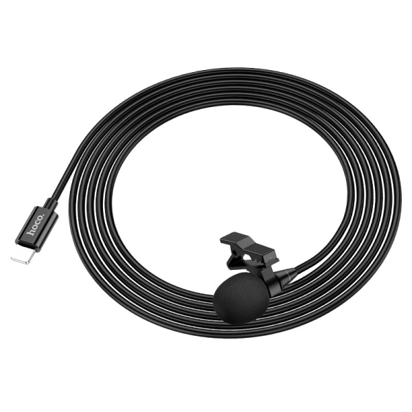 Microfono Solapa Lavalier Lightning Hoco L14 - Imagen 4